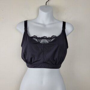 FigLeaves‎ Black Cami Nursing/Maternity Bra NEW Size 32G